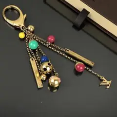 ルイヴィトン ポルトクレ・グルロ バッグチャーム キーホルダー M62227