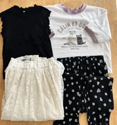 美品　まとめ売り　140㎝　Tシャツ　パンツ　スカート　ノースリーブ　プリーツ