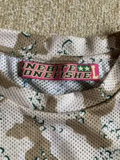 ONEBITE ONEFISHE 迷彩柄 Tシャツ L
