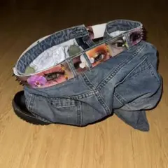 Y2K fancy studs eye belt スタッズ 新品 アイベルト