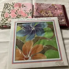 レディースハンカチセット　花柄