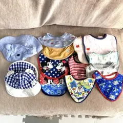 スタイと帽子セット