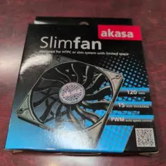 新品未開封 アイネックス akasa Slimfan 120mm PWMファン③