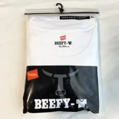 新品未開封 Hanes ヘインズ BEEFY XLサイズ ホワイト 半袖Tシャツ