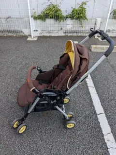 Aprica/アップリカ A型ベビーカー Biscuit ハニーブラウン