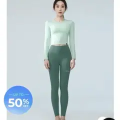 XEXYMIX エバーグリーン　360N レギンス　M