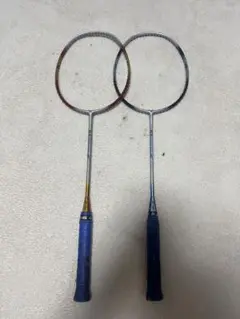 3ug6 ２本　Ti1 TITANIUM MESH バドミントンラケット