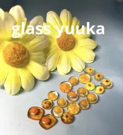 不揃いのガラスナギット20個ミルフィオリベネチアン