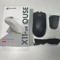 ATTAK SHARK X11 MOUSE ゲーミングマウス ブラック 黒