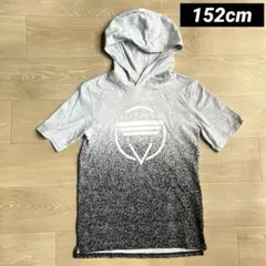 H&M グレー フード付き 半袖Tシャツ (10-12Y) 150cm 男の子