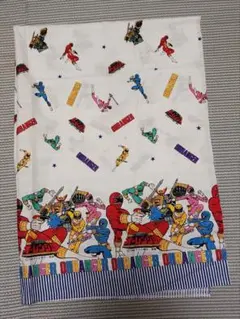 82 超力戦隊オーレンジャー　生地　現品限り 108×93cm