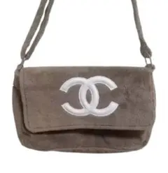 CHANEL コーヒーブラウン　ショルダーバッグ　ノベルティ
