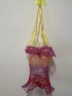 タイ　チェンマイ　あみあみバッグ