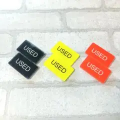 USEDマーカー 6枚セット アクリル製 カードゲームマーカー