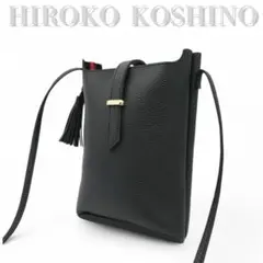 HIROKO KOSHINO ショルダーバッグ サコッシュ レザー調 ムック付録