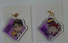 ハイキュー！！　牛島＆天童　ファスナーマスコット