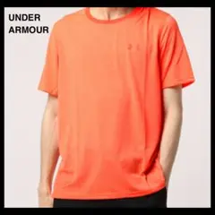 【美品♪UNDER ARMOUR】スレッドボーンサイロストライプTシャツ2XL