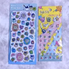 たまごっち　ぷっくりシール　Petit Drop Seal 2点セット