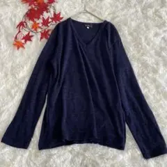 THESHOPTK MIXPICE ザショップtk 薄手のニット Vネック　長袖