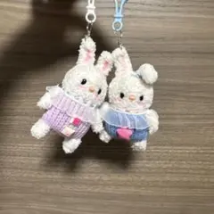 かわいい うさぎちゃんあみぐるみ2点セット