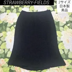 美品【値下げOK】STRAWBERRY-FIELDS タイトスカート 2 黒