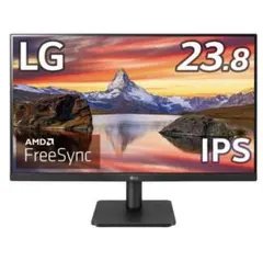 LG 23.8インチIPSフルHD3辺フレームレスデザインモニター ブラック