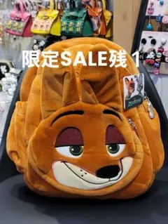 １　新品　韓国限定　ディズニー　ズートピア　ニック　リュック　キッズリュック