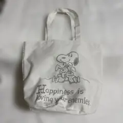 スヌーピーランドリートートバッグ　バケツ型バッグ　SNOOPY