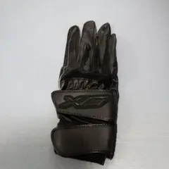 バッティング用手袋 黒 レザー　右手