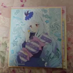 アイカツスターズ　トレーディングミニ色紙　パステルキャンディー　白銀リリィ