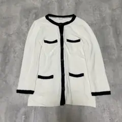 comfy Couture ニットジャケット ナチュラル　カジュアル