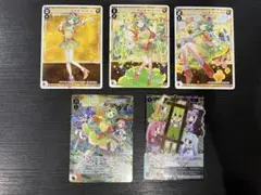 GUMI 箔押しプロモ　5枚セット　ウィクロス WIXOSS