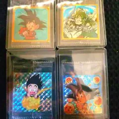 ドラゴンボールウエハースシール4枚セットです！