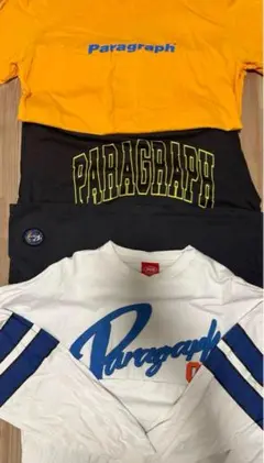 Paragraph Tシャツ 3点セット