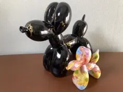 バルーンドッグ置物 2点セット