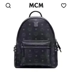 MCM エムシーエム レザーリュック ブラック