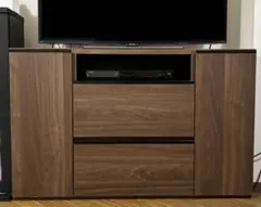 テレビボード　テレビ台　　AVボード　ダークブラウン　ハイタイプ