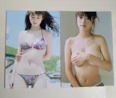馬場ふみか　L判写真2枚セット