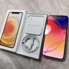 iPhone12 mini 64GB ホワイト 箱付き 充電ケーブル付き