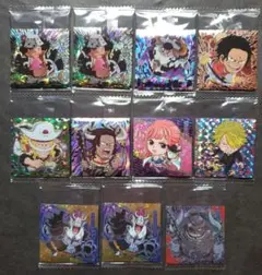 ワンピース　大海賊シールウエハースLOG.12　SR以上まとめ売り　11枚