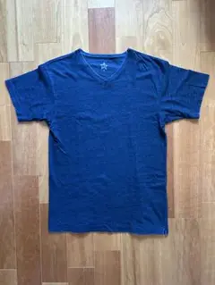 45rpm 45R インディゴ Vネック サイズ2 Tシャツ Mサイズ