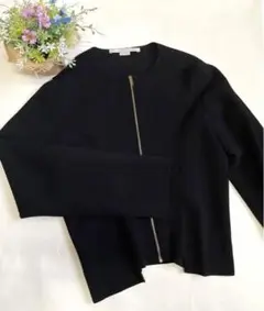 美品 ステラマッカートニー ニット カーディガン ジップ付き アウター