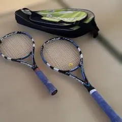 Babolat Pure Drive テニスラケット 2本セット　ケース付き