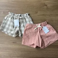 アプレレクール　ペアマノン　ショートパンツ　90センチ　2枚セット