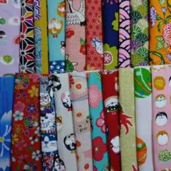 20✕10cmサイズ和柄生地ハギレ20枚セット（1）