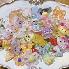 【17日までの限定価格】クリア系デコパーツ50個