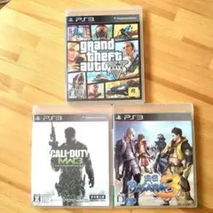 PS3 ソフト3本セット 戦国 BASARA 3 グラセフ CALLofDUTY
