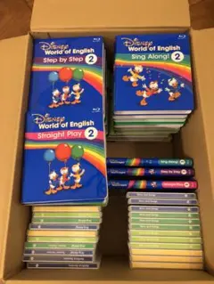Disney World of English ブルーレイ・CD空ケースセット