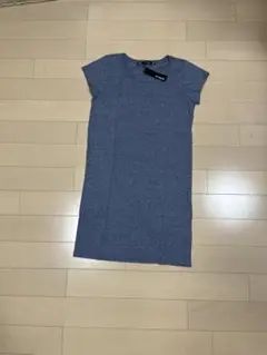 【新品未使用タグ付き】　CALBerries シャツワンピース　グレー 半袖