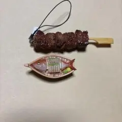ガチャ　ぴちぴち鮮魚　食品サンプルやきとん